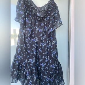 Free People Off the Shoulder Floral Dress - XS